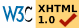 Valid XHTML 1.0